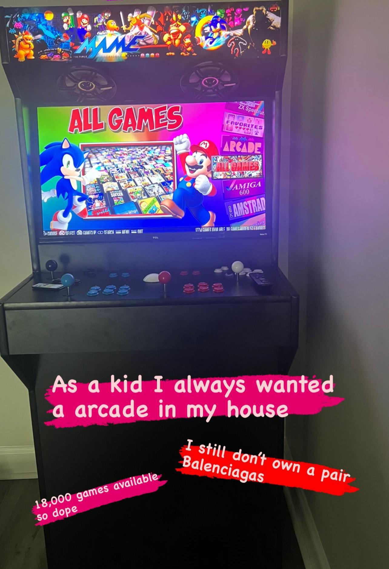 Arcade setup shared by RC