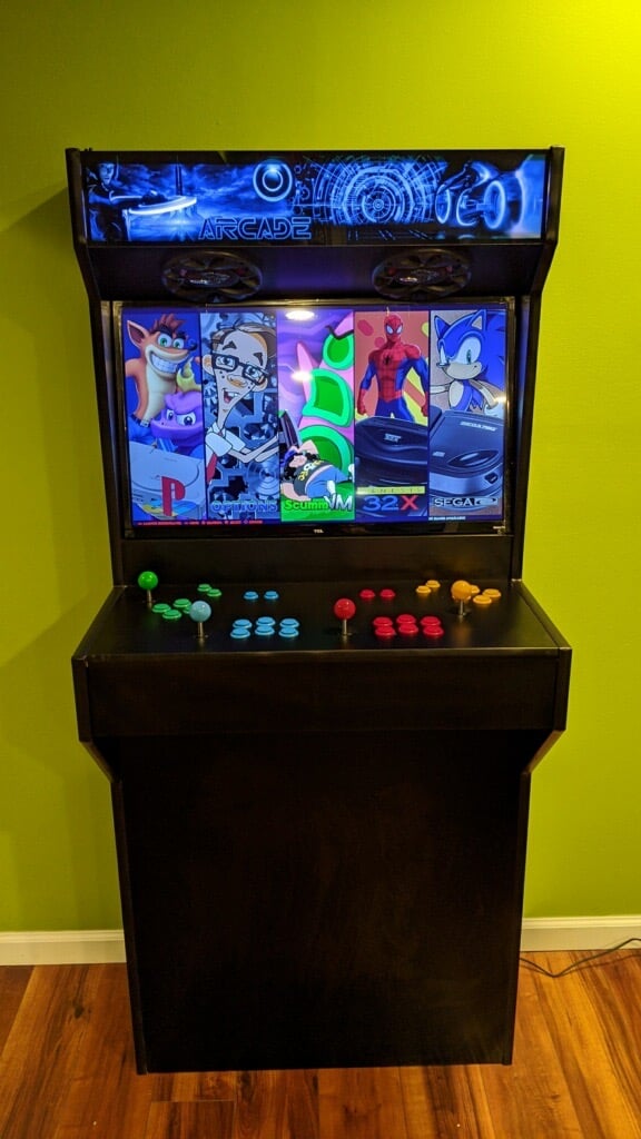 Arcade setup shared by Stan R.