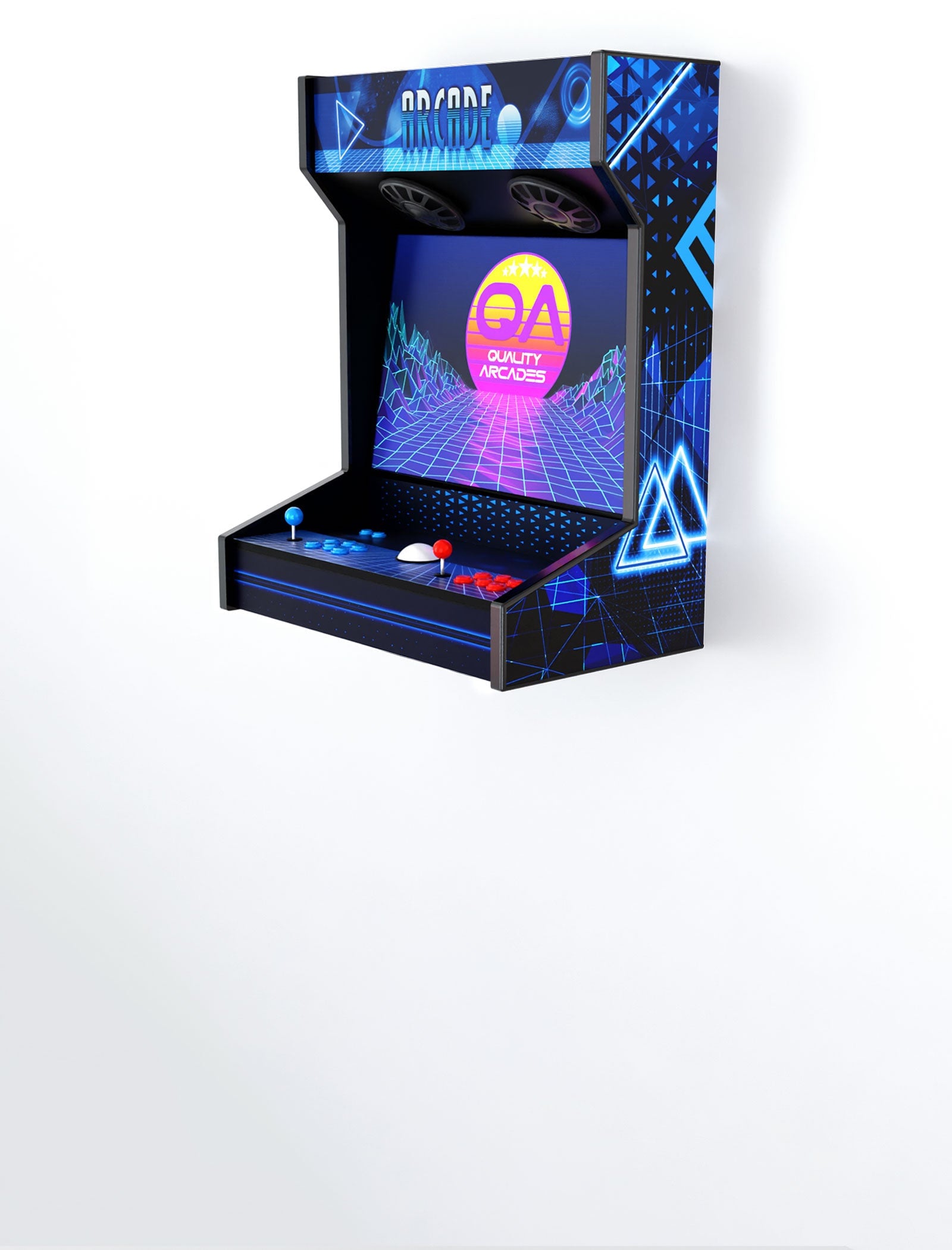 Wall Mount arcade, Full Wrap finish