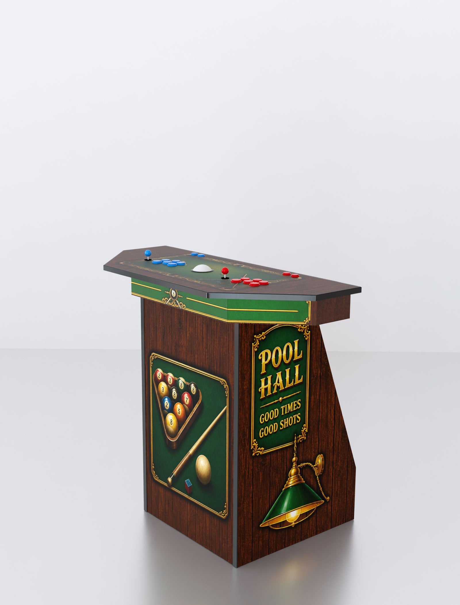 Pedestal arcade, Full Wrap finish