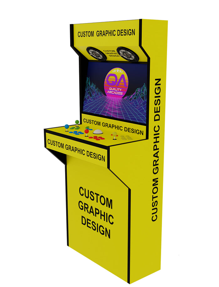 Custom Wrap Arcade Machine Retro-Slim