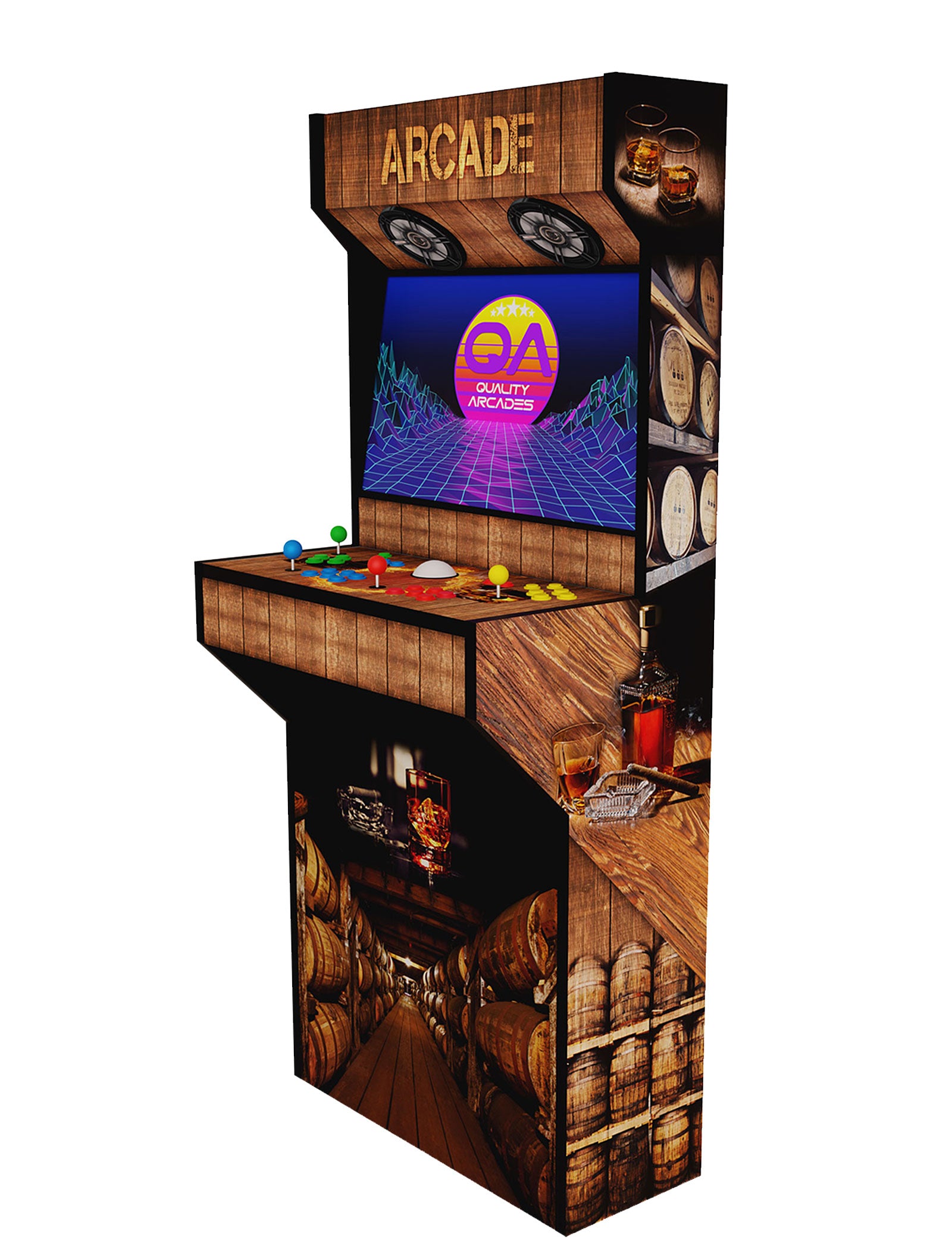 Arcade Machine Retro-Slim (Full Wrap)
