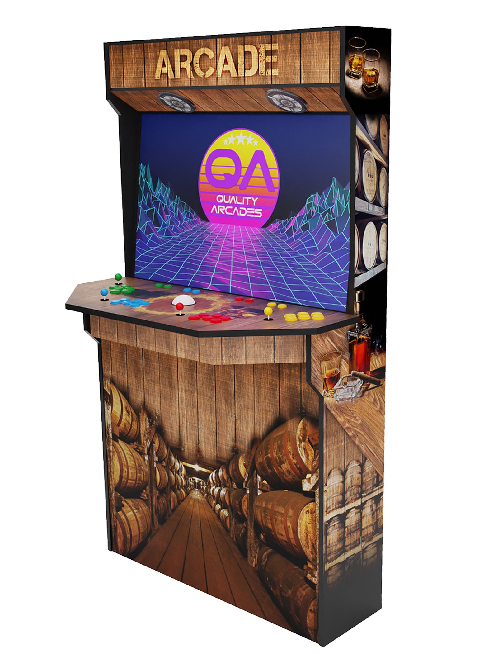 Arcade Machine 2 Player Full Wrap | Quality Arcades