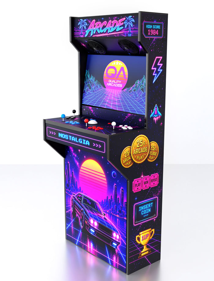 Arcade Machine Retro-Slim (Full Wrap)