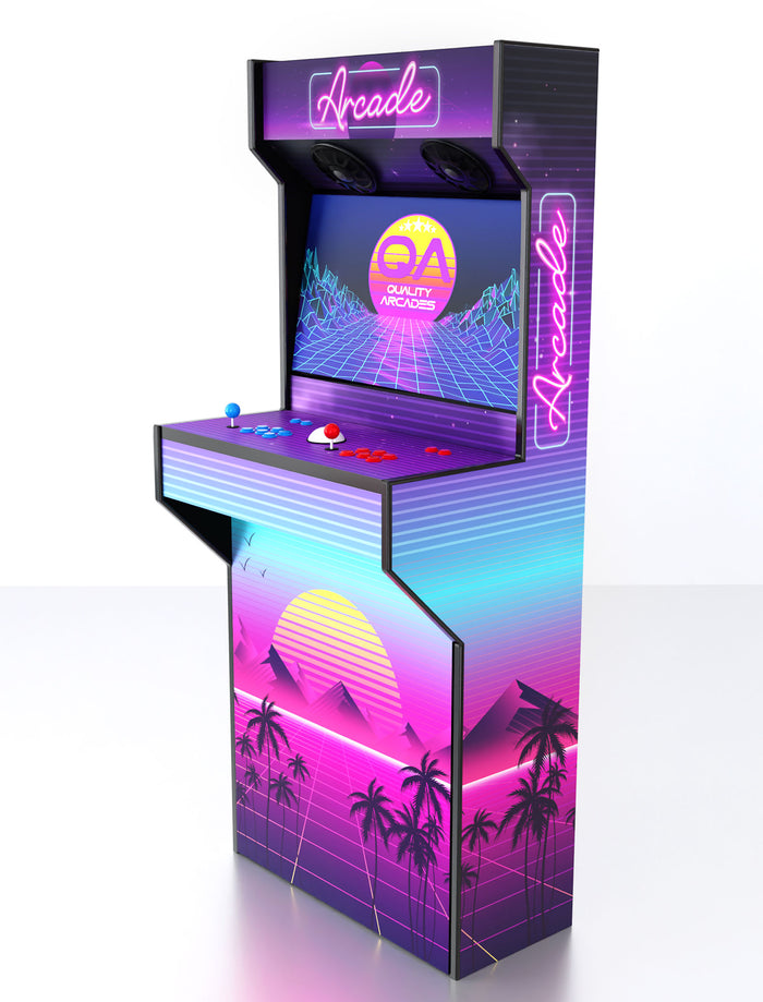 Retro-Slim Whiskey Barrel Arcade (Full Wrap)